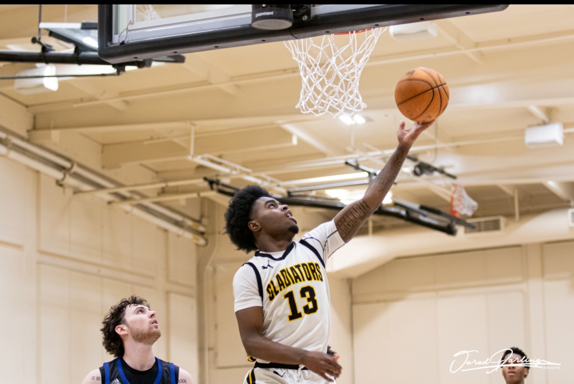 Zion Yeargin, (#13), going up for an easy lay-up